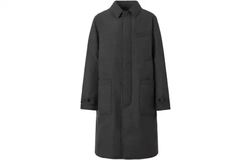 【Previous Season】micro-check wool car coat