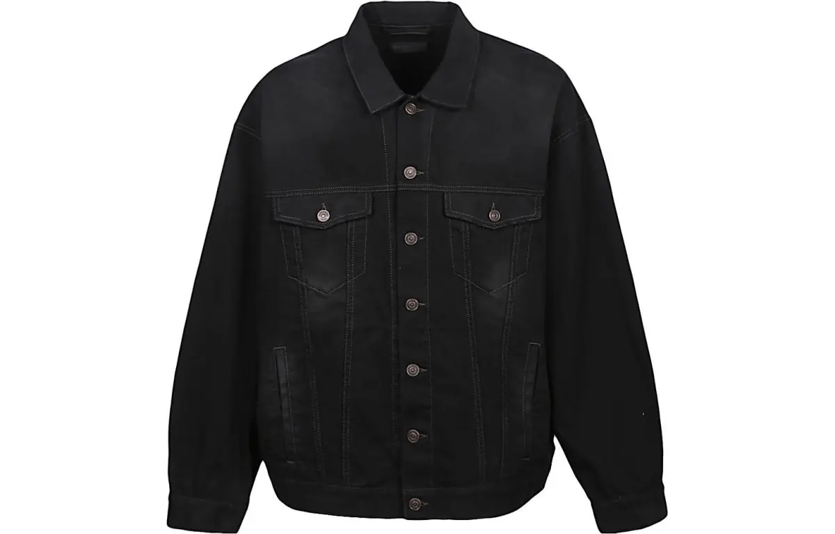 Balenciaga Jackets & Coats Regular Fit Men's Black