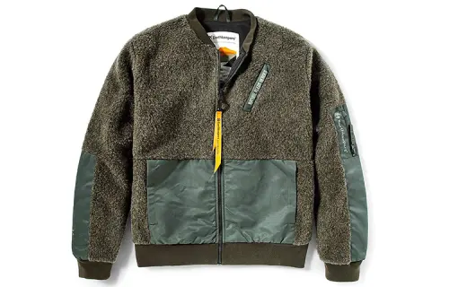 Timberland Velvet feel Coat Men's Green