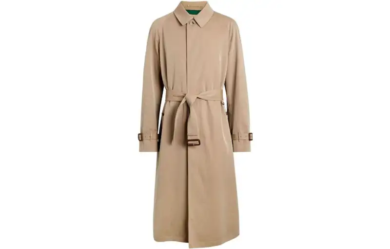 Burberry Coats Men's Khaki Moderate Straight Fit