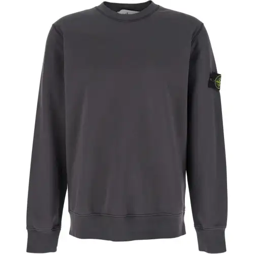 STONE ISLAND Compass Patch Crewneck Sweatshirt