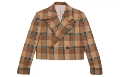 GUCCI Coats Men's Beige Suit Collar Thin