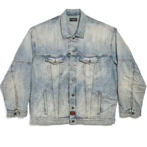 Balenciaga Denim Jacket Men's Blue