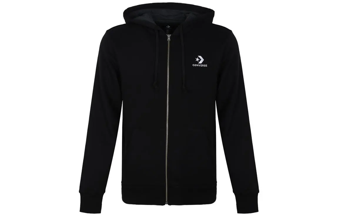 Converse Jackets Men's Black Hooded Thickened Other