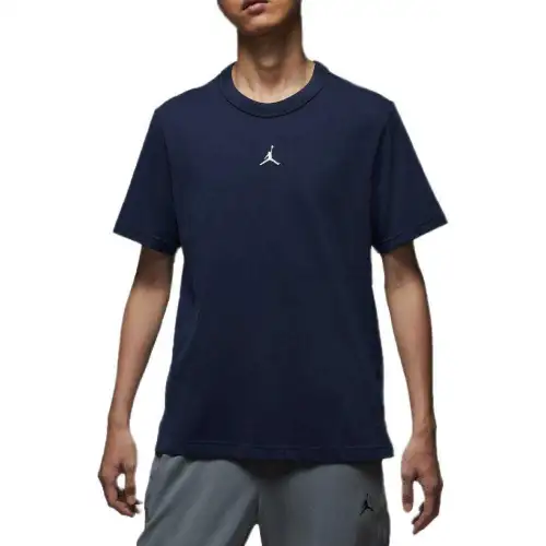 Jordan NIKE Jordan Dri FIT SportJumpman T Shirt Men's Dark Navy Blue/White