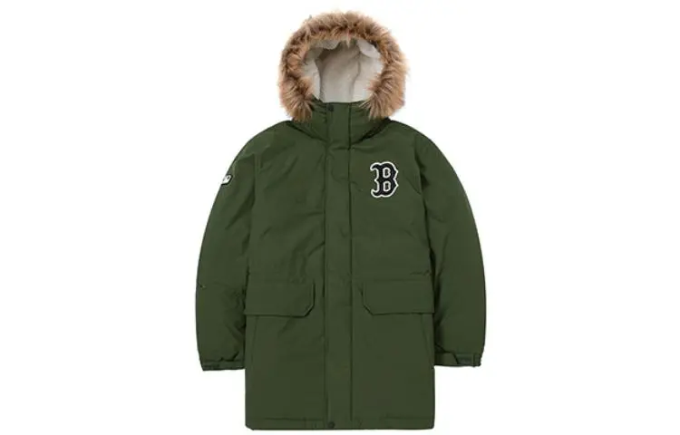 MLB Down Jacket Long Unisex Green