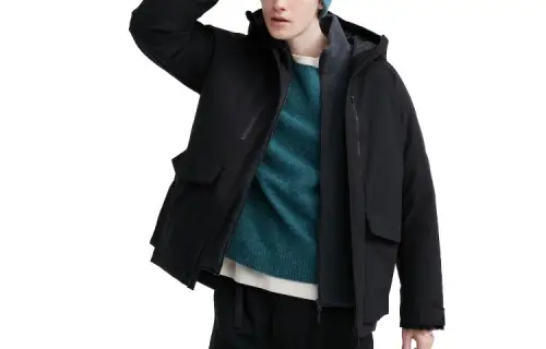 Amber Black UNIQLO Jackets & Coats Unisex