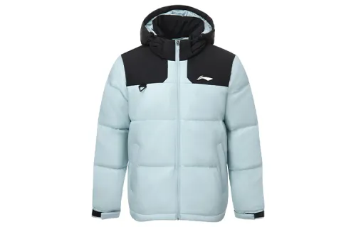 Li Ning Down Jacket Men's Mystic Gray Cyan