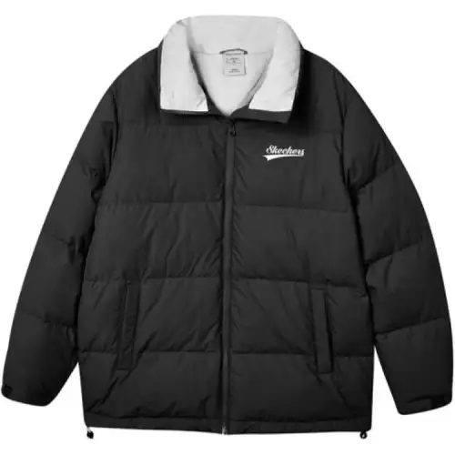 Skechers Down Jacket Unisex Carbon Black
