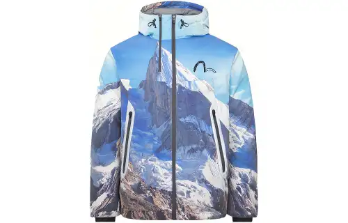 EVISU Down Jacket Men's Multicolor
