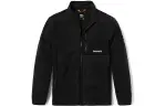 Timberland Velvet Jackets Men's Black Stand Collar Thickened