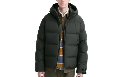 UNIQLO Down Jacket Men's Pine Green