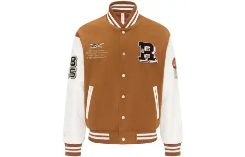 Reebok Jackets Unisex Brown Stand Collar Moderate Other