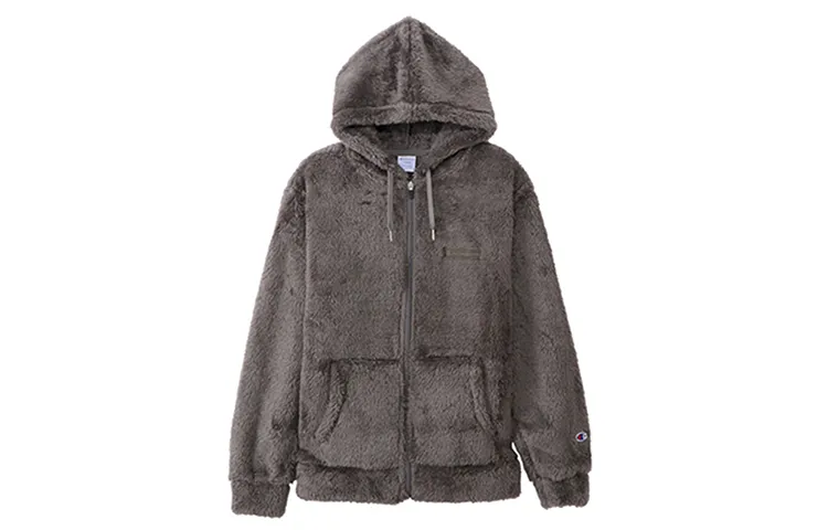Champion Velvet feel Coat Japan Version Unisex Carbon Gray