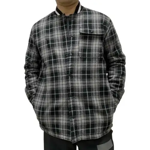 Converse Quilted Jackets & Coats Men's Gray