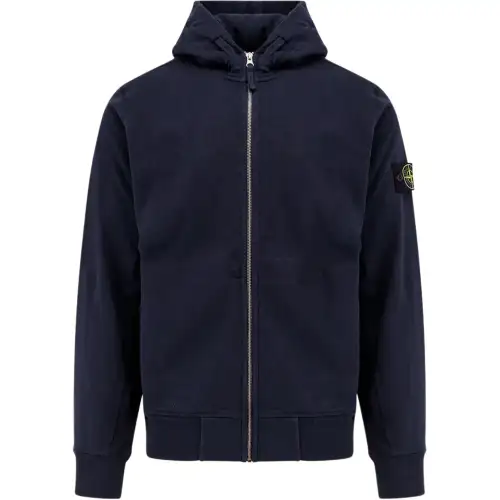 STONE ISLAND Zip Up Hooded Jacket
