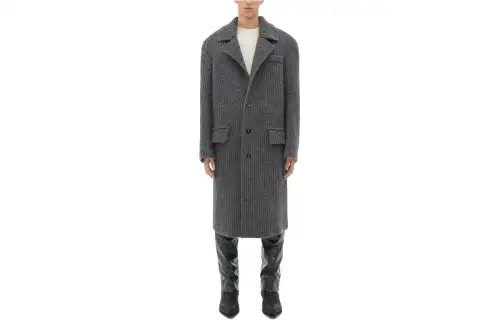 Bottega Veneta FW23 Coat Men's Gray