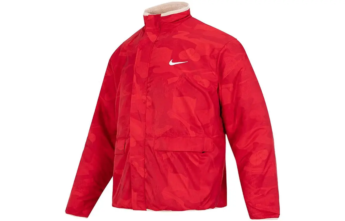 Nike Sportswear Jacket Men's Dune White/University Red