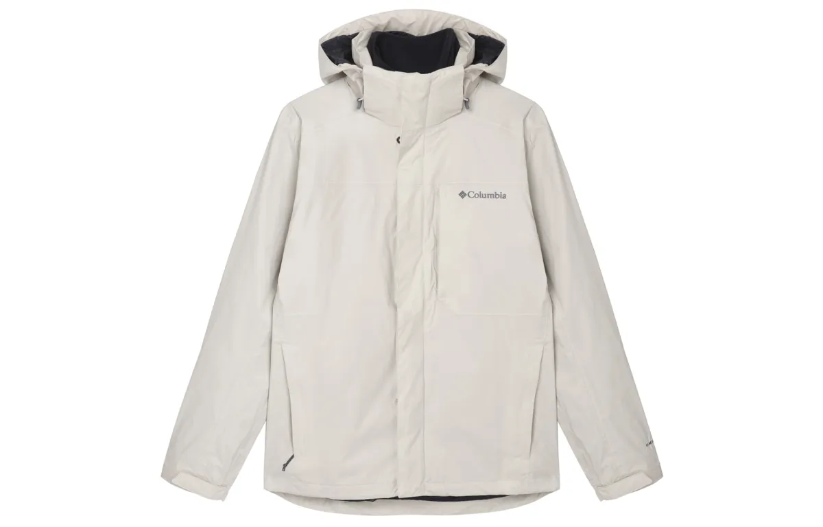 Columbia Hiking Thermal Windbreaker Jacket Men's Beige
