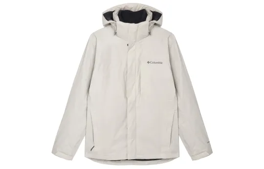 Columbia Hiking Thermal Windbreaker Jacket Men's Beige