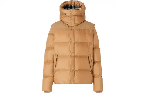 Burberry Detachable Sleeve Hooded Puffer Jacket