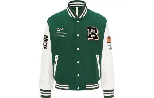 Reebok Jackets Unisex Dark Green Stand Collar Moderate Other