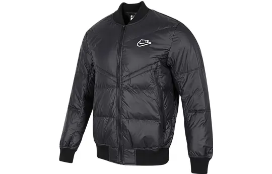 Nike Down Jackets Men's Black Moderate