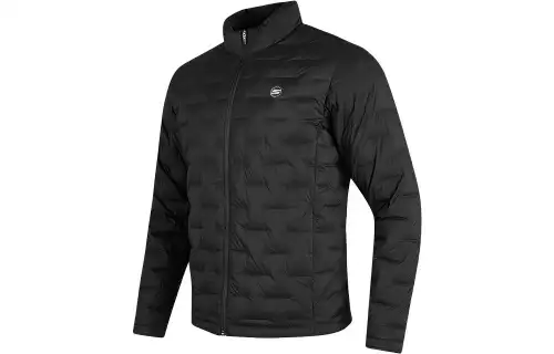 Skechers Down Jackets Men's Black Stand Collar Moderate Other