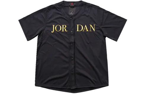 Jordan Baseball Jerseys Men's Baseball Collar Moderate Straight Fit