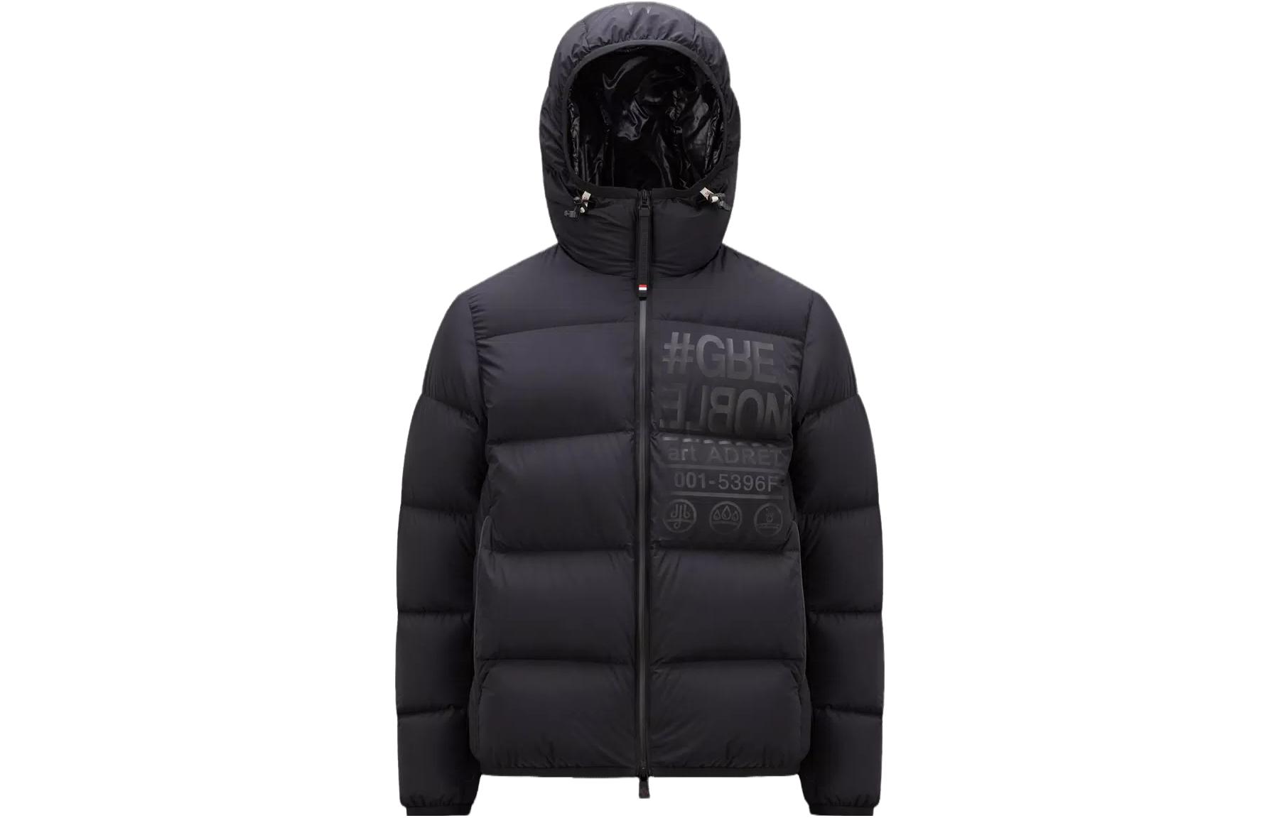 Мужская куртка Moncler Grenoble SS23 Adret (черная)