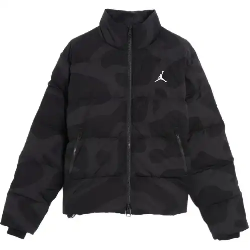 Jordan Flight Jackets Unisex Black Stand Collar Moderate Other