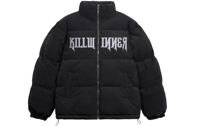 KILLWINNER Puffer Jackets Unisex Stand Collar Thickened Padded Puffer Jacket