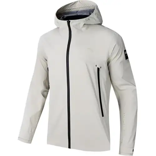 Anta Variety Training Collection Waterproof, Windproof, And Breathable Windbreaker Jacket Men's Cool Gray