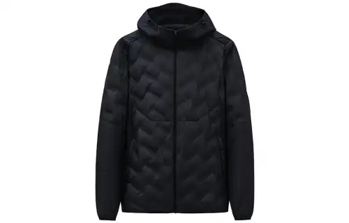 ANTA Running Collection Jackets Men's Black Hooded Thickened Other