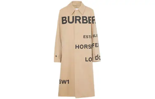 Burberry Coats Men's Lapel Moderate