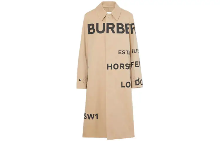 Burberry Coats Men's Lapel Moderate