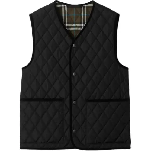 Burberry Tiverton Sleeveless Straight-Hem Gilet