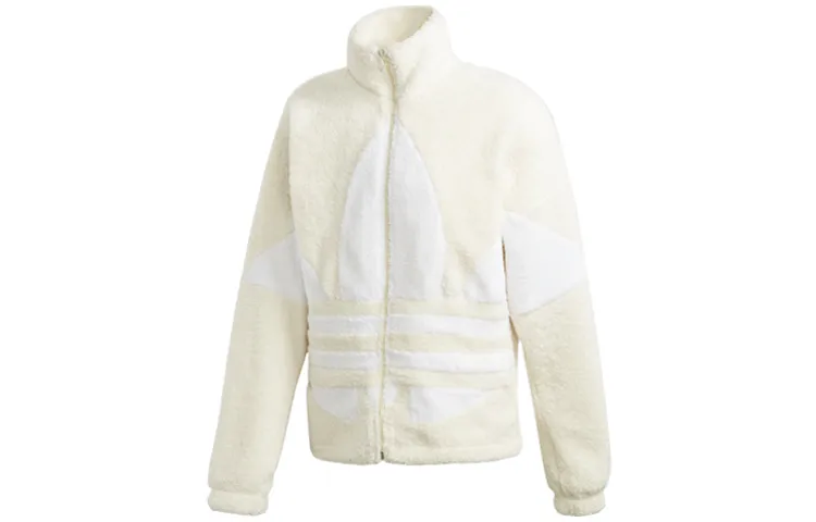Adidas Velvet Jackets Men's Stand Collar Thickened