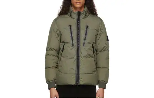STONE ISLAND FW23 Down Jacket Unisex Olive Green