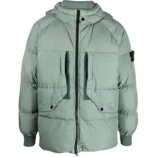 STONE ISLAND FW23 Down Jacket Unisex Green