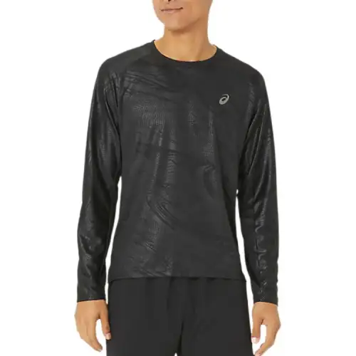 ASICS T Shirts Men's Black Crew Neck