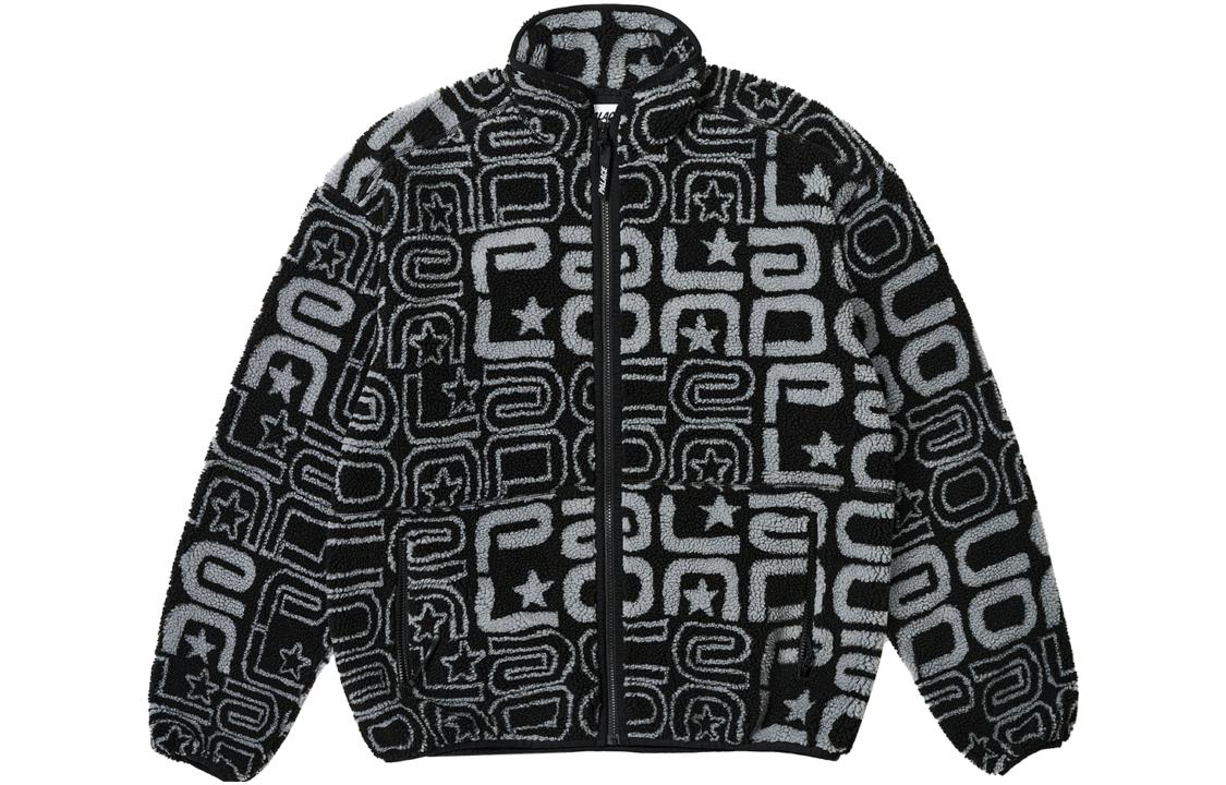 Куртка Palace FW23 JOYREX FLEECE JACKET (черная)
