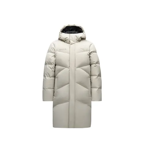 Anta Down Jacket Unisex Cyan Bird Gray