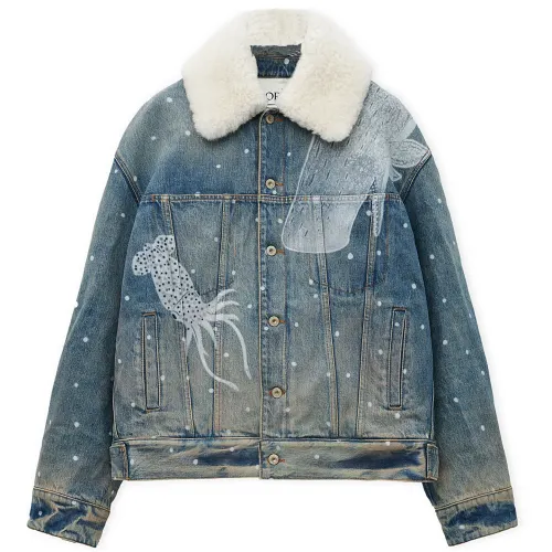 LOEWE Button Up Denim Jacket