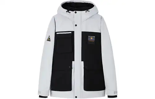ANTA Down Jackets Men's Gray Hooded Thickened Other