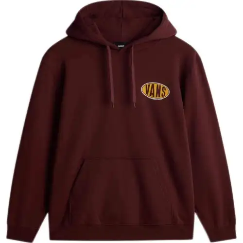 Vans Sweatshirts Men's Burgundy Hooded Moderate