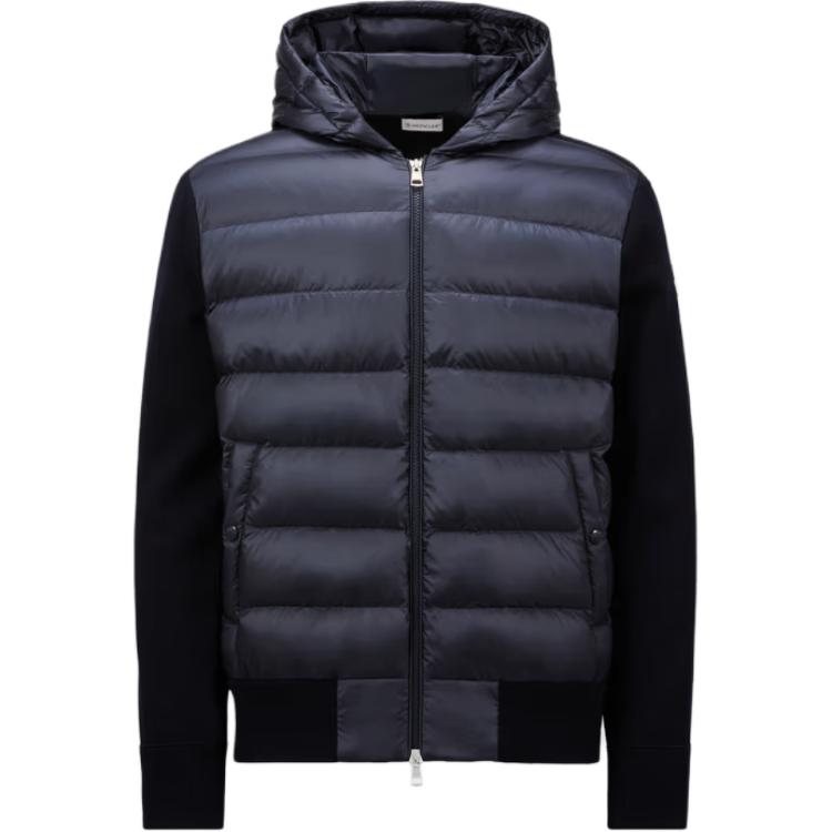 Мужской пуховик Moncler Moncler CARDIGAN (темно-синий)