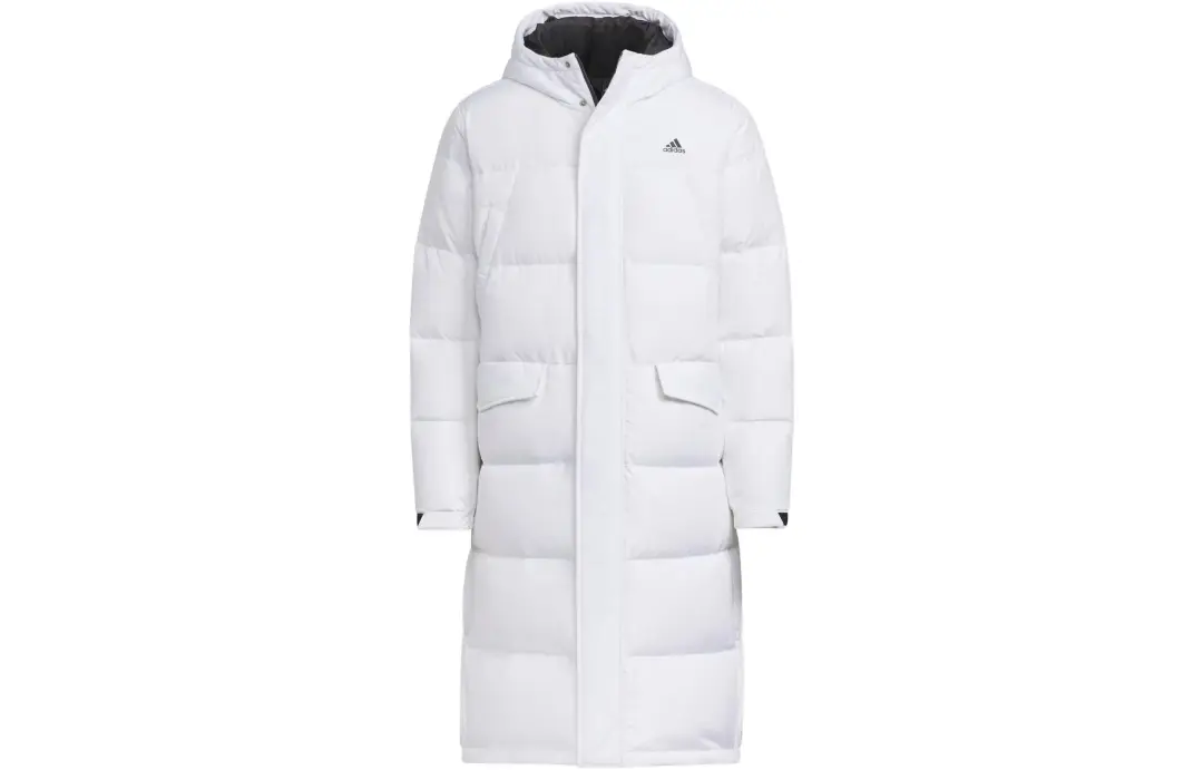 Adidas LONG DOWN Puffy Jacket Down Jacket Men's White
