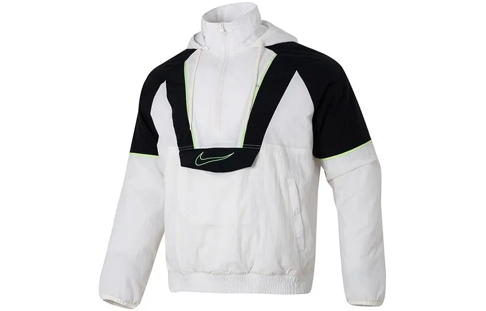 Nike Jackets Men's White Hooded Moderate Other