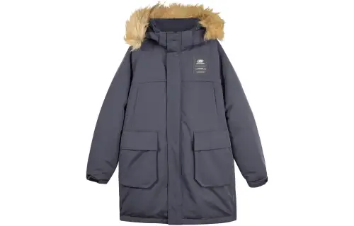 Skechers Colorful Down Jackets Men's Odyssey Gray Hooded Moderate Other